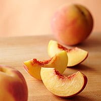 peach slices