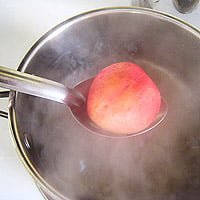 boil peach